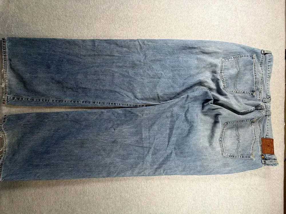 Lucky Brand 181 Relaxed Straight Men's Blue Jeans Size 40x32